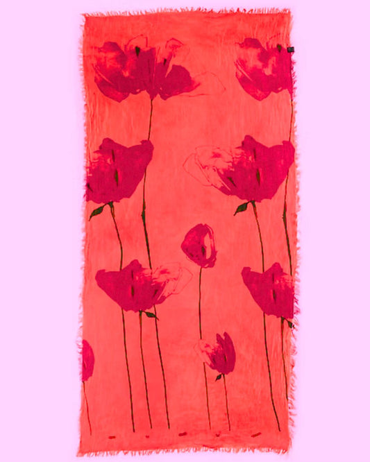 Foulard in Bambù SCHIELE rosso