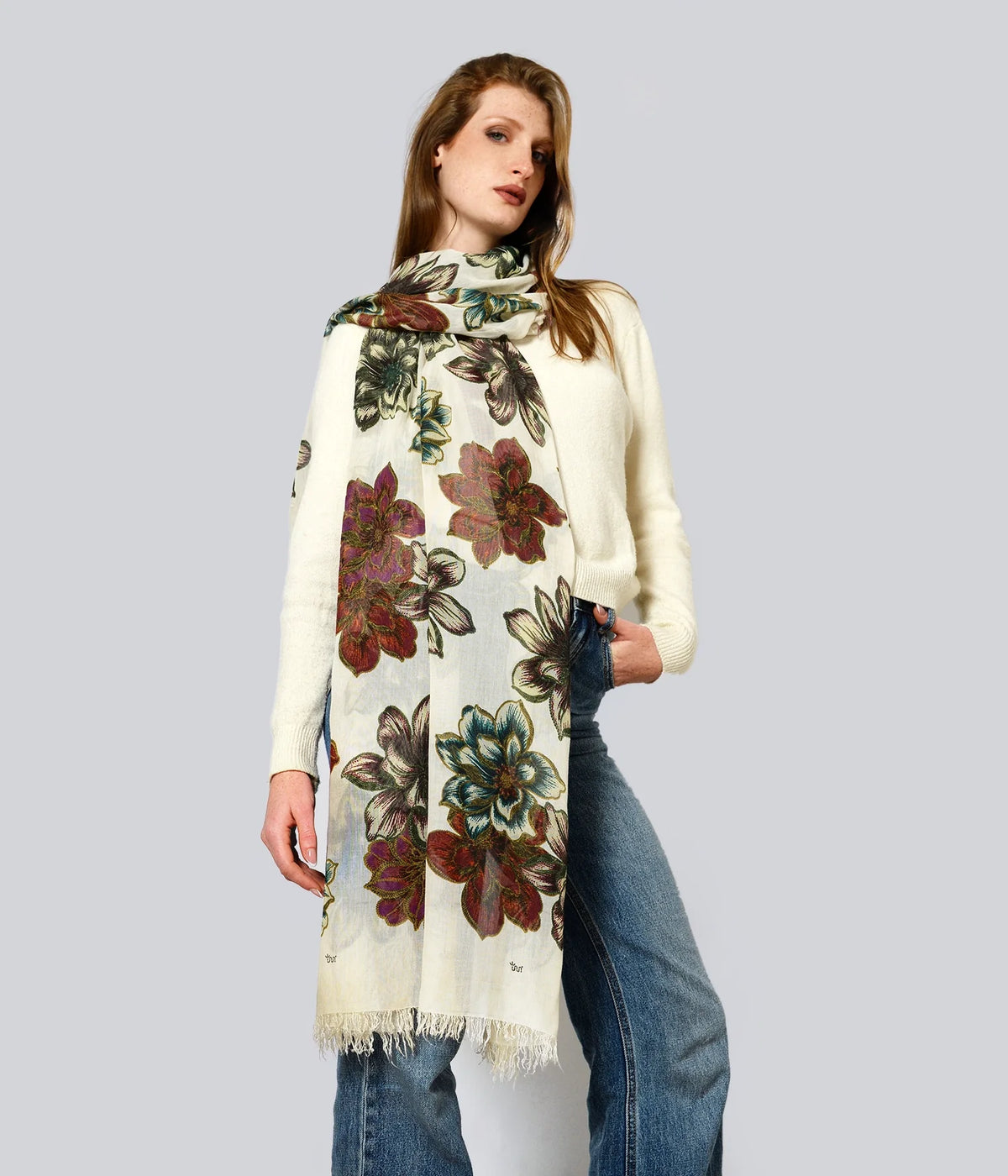 Foulard in Bambù SEURAT avorio