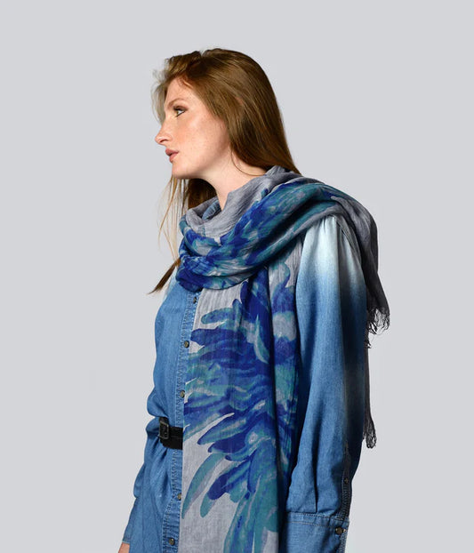 Foulard in Bambù VAN GOGH Grigio fumo