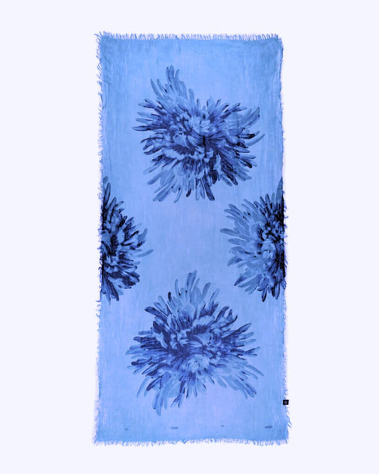 Foulard in Bambù VAN GOGH blu