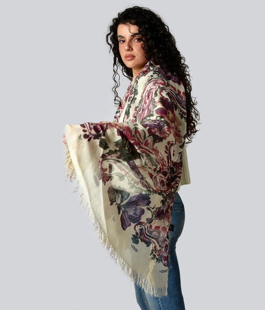 Foulard in Bambù VERONESE bianco