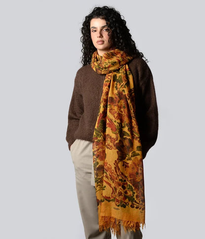 Foulard in Bambù VERONESE giallo zafferano