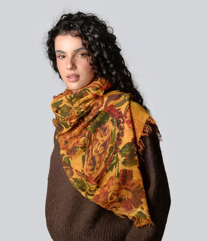 Foulard in Bambù VERONESE giallo zafferano