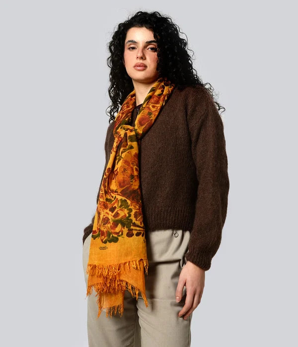 Foulard in Bambù VERONESE giallo zafferano
